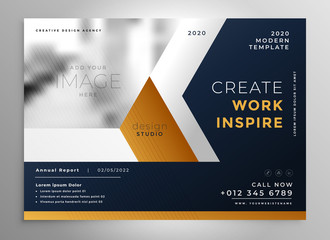 modern business brochure template design