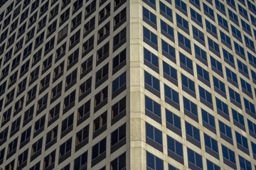 Office building abstract closup