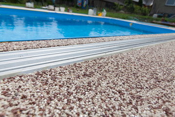 Coloured Concrete Around Pool