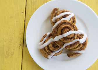 Freshly baked Cinnamon rolls 