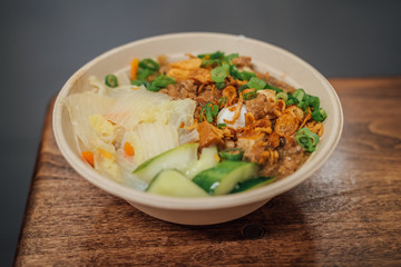 Taiwanese Food on Rice