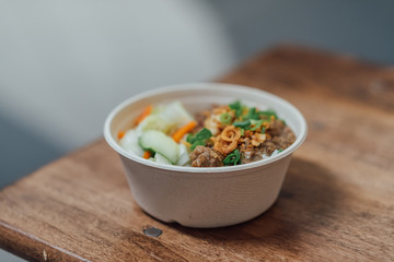 Taiwanese Food on Rice