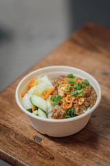 Taiwanese Food on Rice