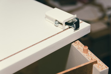 Fototapeta premium board chipboard cut parts