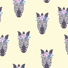 Zebra pattern, illustration, animal.