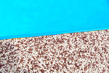 Coloured Concrete Around Pool