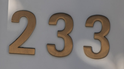 Hausnummer 233