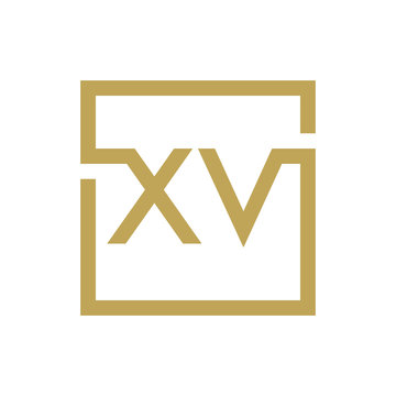 two letter logo line square XA TO XZ