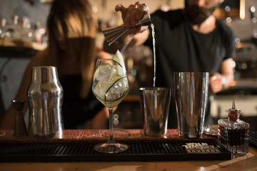bartender and details