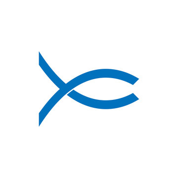 shape fish logo template vector
