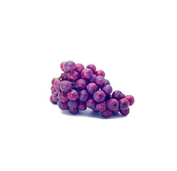red grape isolated on white