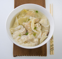 Wonton Soup. pork soup asia food