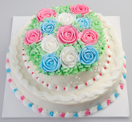 cake, Ice-cream cake on background