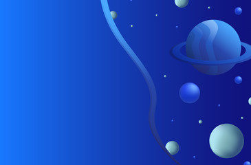 Fototapeta premium background with bright colors and space theme