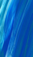 Blue Abstract acrylic painting for use as background, texture, design element. Modern art with brush stroke texture