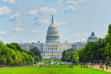 Fototapeta na wymiar Washington, USA, United States Capitol, often called the Capitol Building.
