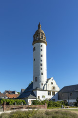 Fototapeta na wymiar famous Hoechster Schlossturm in Frankfurt Hoechst