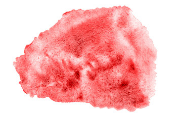 Abstract red watercolor background