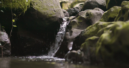 Water flow with lake