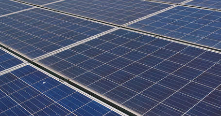 Solar power panel plant station