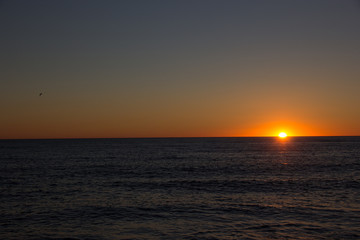 Sonnenuntergang Nordsee Vedersø Klit