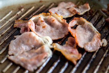 Bacon in Frying Pan