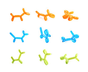 Puppy made of modelling balloon