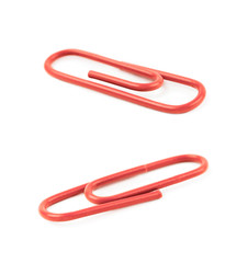 Single office clip isolated