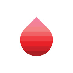 Obraz premium Blood Drop logo 