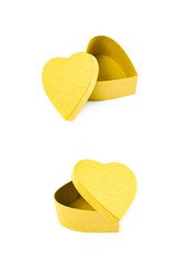 Paper gift box isolated