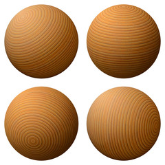 wooden ball