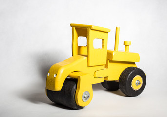 Yellow Construction Wooden Toy