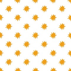 Large puddle of honey pattern seamless repeat in cartoon style vector illustration