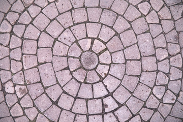 Old brick wall with a crack