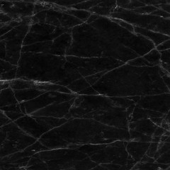 Black marble texture pattern. Closeup stone surface natural abstract background.