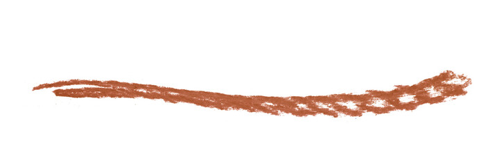 Hand drawn line isolated