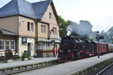 Bahnhof 'Drei Annen Hohne' der Harzer Schmalspurbahn