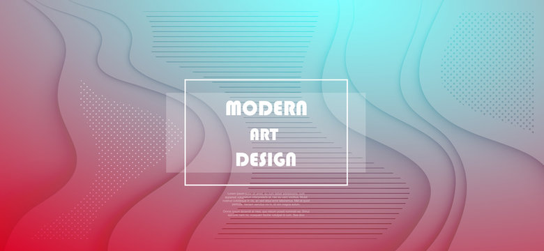 Colorful geometric background. Abstract shapes composition