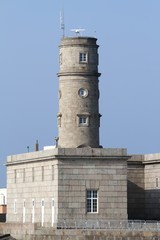 le phare et le sémaphore de Gatteville à Gatteville le phare dans le Cotentin ,Manche,Normandie
