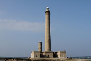 le phare et le sémaphore de Gatteville à Gatteville le phare dans le Cotentin ,Manche,Normandie