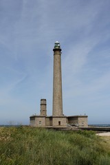 le phare et le s&eacute;maphore de Gatteville &agrave; Gatteville le phare dans le Cotentin ,Manche,Normandie