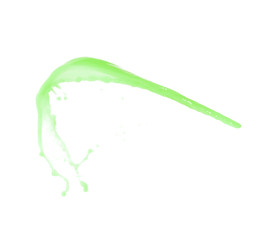 Splash of liquid in motion isolated