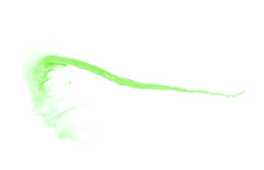 Splash of liquid in motion isolated