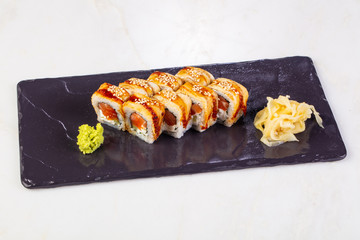 Canada roll with eel