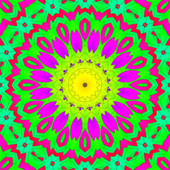 Abstrakt bunt mandala design