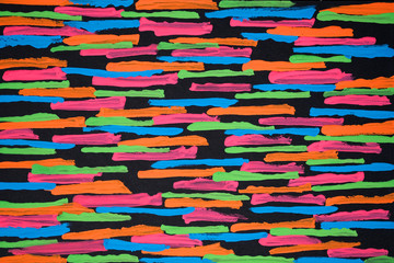 Detial Texture, background and Colorful Image of original Abstract Painting