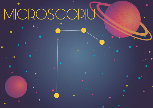 The constellation Microscopium