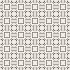 Abstract floral geometric pattern. Seamless beautiful pattern.