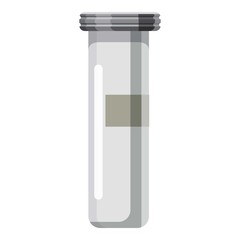 Test tube icon. Cartoon illustration of test tube vector icon for web design