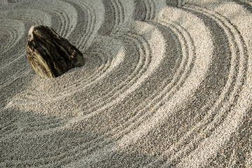 Fototapeta na wymiar Zen garden in Japan